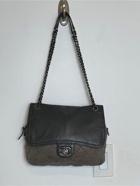 CHANEL CALFSKIN IN THE MIX FLAP BAG
